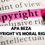 Apa beza Copyright vs Moral Right?: Kenapa Pemilik Copyright Tidak Semestinya Pencipta Karya?